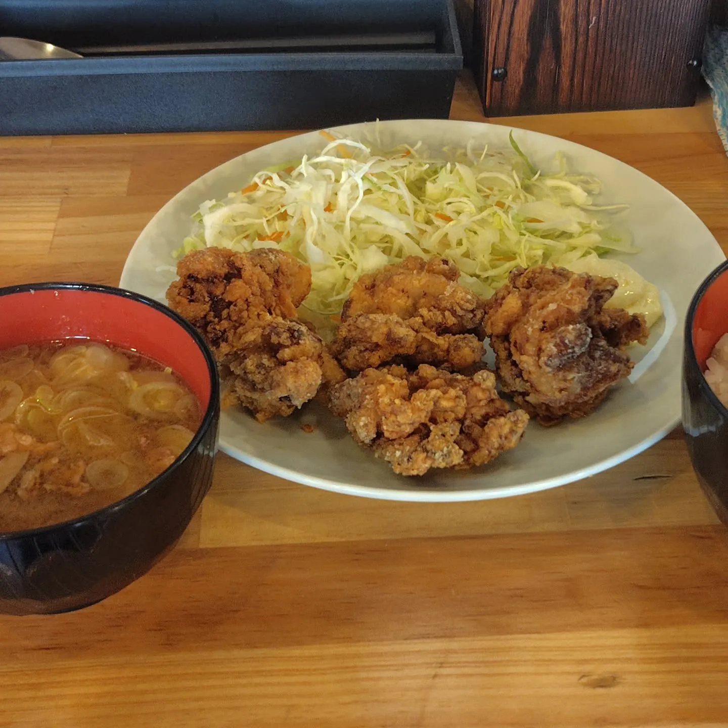 から揚げ定食1600円
